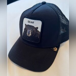 Goorin Bros Animal Farm trucker baseball cap black bear